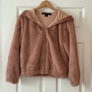 French Connection Blush Fleece Jacket